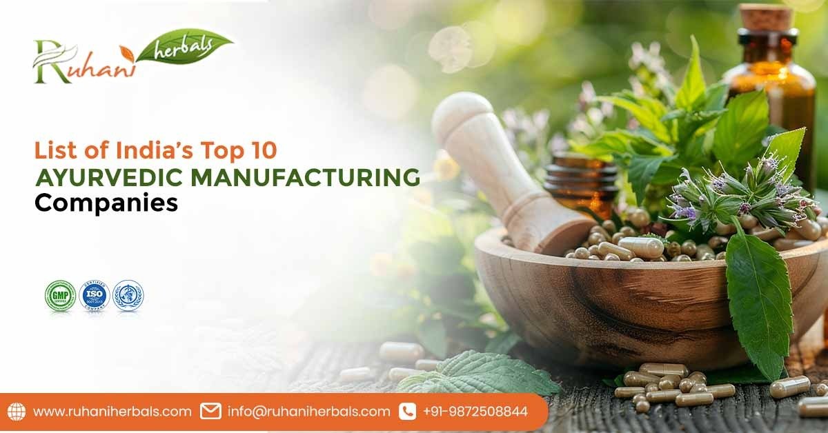 Top 10 Ayurvedic Manufacturing Companies in India